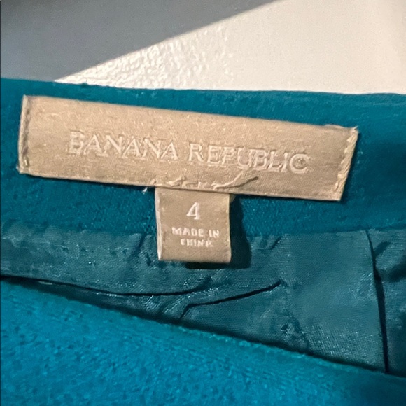 Banana Republic Vibrant Teal Mini Skirt - Picture 2 of 3